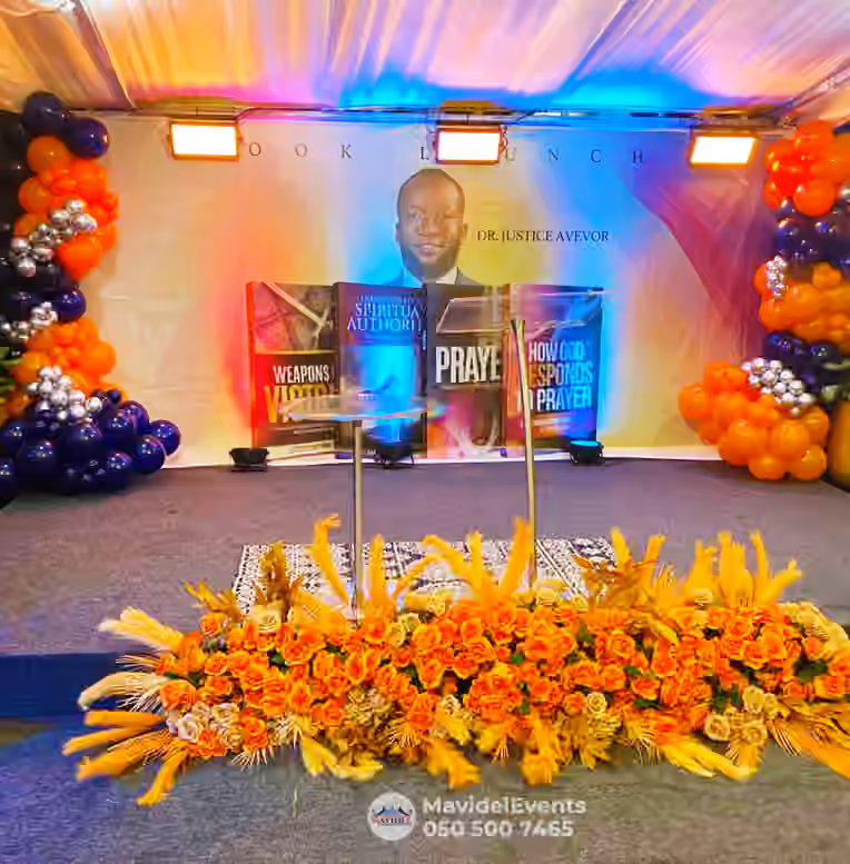 Mavidel Events — elegant reception setup